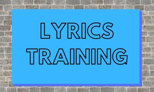 Lyrics Training