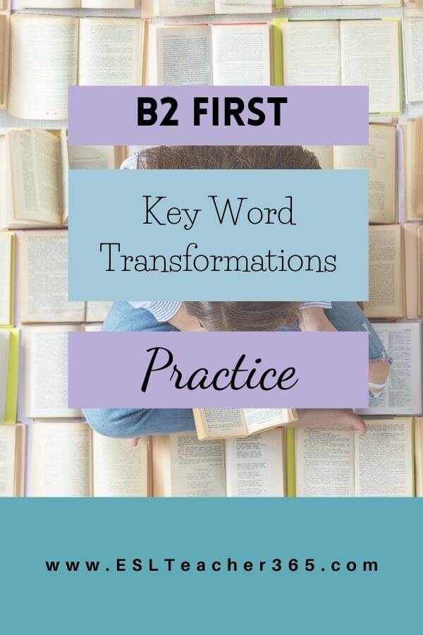 B2 First Key Word Transformations